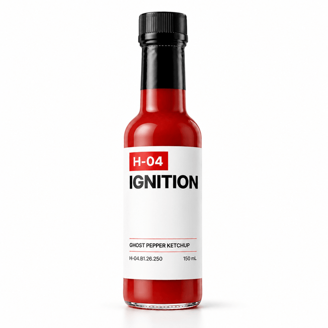 H-04 IGNITION — Ghost Pepper Ketchup