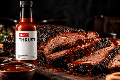 H-05 THRUST Ghost Pepper BBQ Hot Sauce - Hardcore Harry
