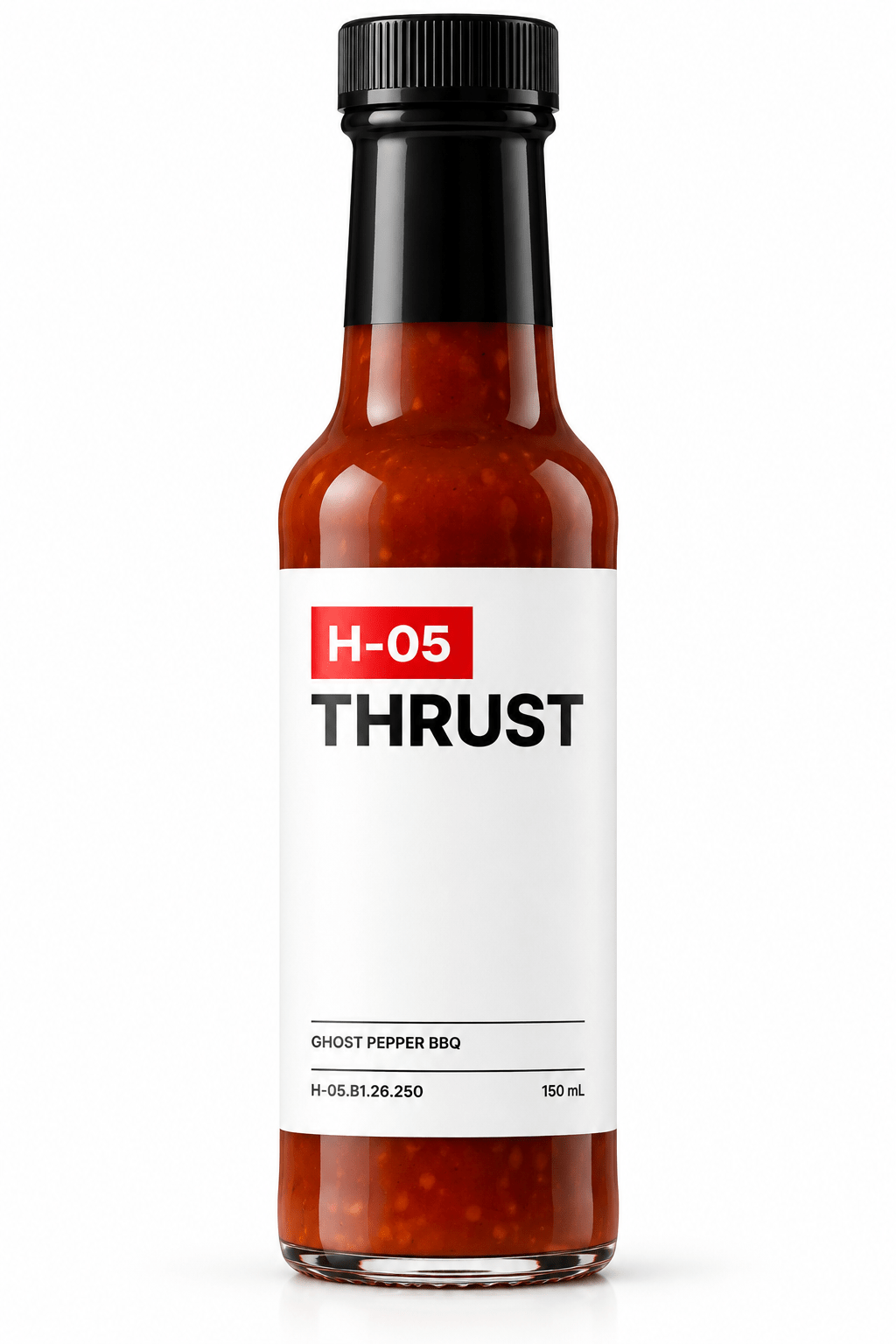 H-05 THRUST Ghost Pepper BBQ Hot Sauce - Hardcore Harry